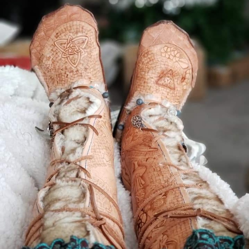 Leather Moccasins - Picture 4 of 4